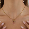 Pendant Necklace Jewelry Stainless Steel Titanium Steel Geometric Love Electroplating Design