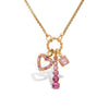 Pendant Necklace Jewelry Stainless Steel Titanium Steel Geometric Love Electroplating Design