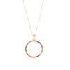 Pendant Necklace Jewelry Titanium Steel Geometric Electroplating Women's