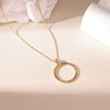 Pendant Necklace Jewelry Titanium Steel Geometric Electroplating Women's