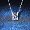 Pendant Necklace Moissanite Simulation Diamond S925 Silver Classic Cow Head Light Luxury