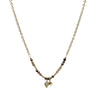 Pendant Necklace Natural Stone Titanium Steel Stainless Steel Geometric French Retro Electroplating