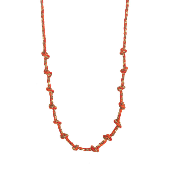 Pendant Necklace Stainless Steel Animal Zodiac Pattern Knotted Rope Chain With Vacuum Electroplating