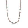 Pendant Necklace Stainless Steel Animal Zodiac Pattern Knotted Rope Chain With Vacuum Electroplating