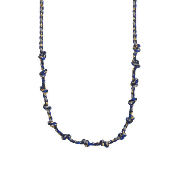 Pendant Necklace Stainless Steel Animal Zodiac Pattern Knotted Rope Chain With Vacuum Electroplating