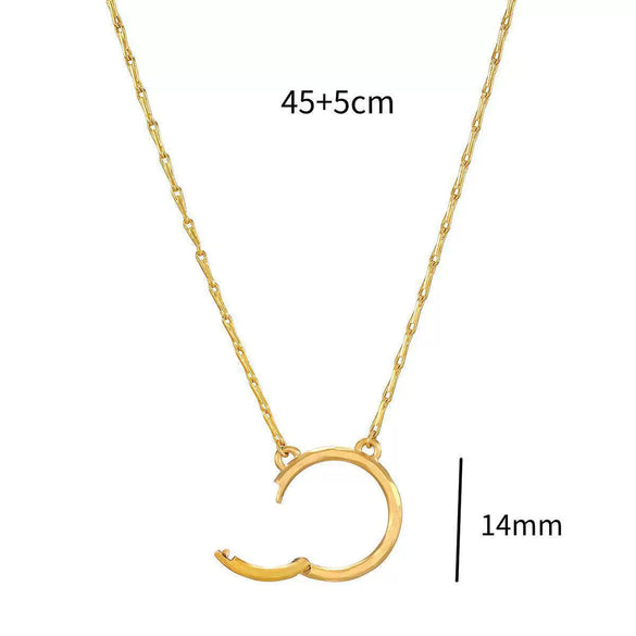 Pendant Necklace Stainless Steel Animal Zodiac Pattern Knotted Rope Chain With Vacuum Electroplating