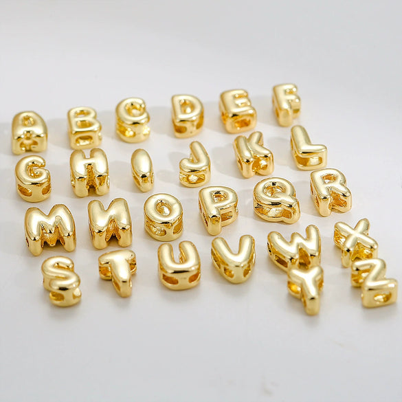 Pendant Necklace Stainless Steel Copper Electroplating Letter Shape Personality Unisex