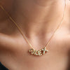 Pendant Necklace Stainless Steel Copper Electroplating Letter Shape Personality Unisex