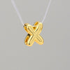 Pendant Necklace Stainless Steel Copper Electroplating Letter Shape Personality Unisex