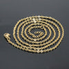 Pendant Necklace Stainless Steel Crystal Geometric Electroplating