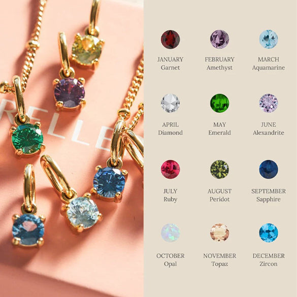 Pendant Necklace Stainless Steel Crystal Geometric Electroplating