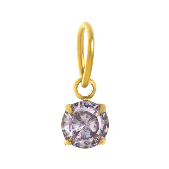 Pendant Necklace Stainless Steel Crystal Geometric Electroplating