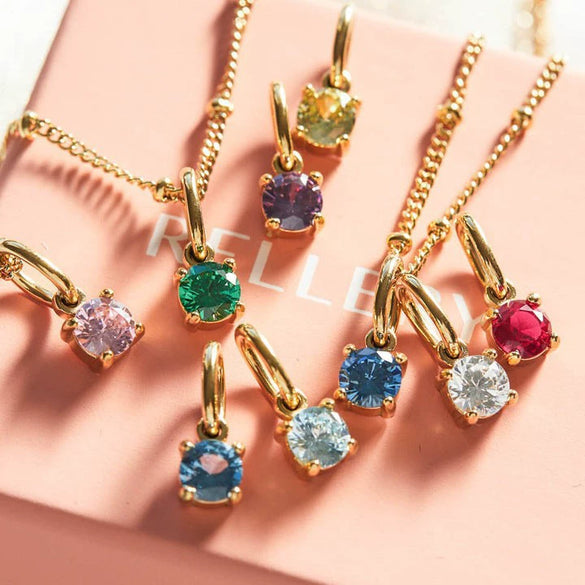 Pendant Necklace Stainless Steel Crystal Geometric Electroplating