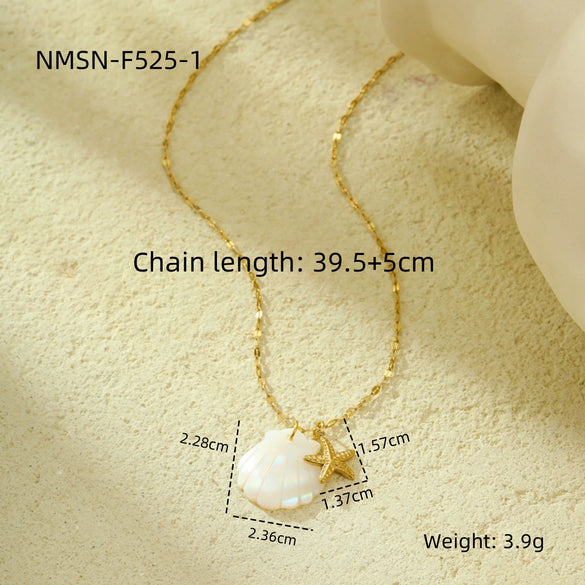 Pendant Necklace Stainless Steel Geometric Fashion Electroplating For Women