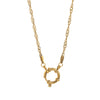 Pendant Necklace Stainless Steel Heart Shape Furnace Vacuum Plating 18K Gold Color