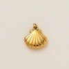 Pendant Necklace Stainless Steel Heart Shape Furnace Vacuum Plating 18K Gold Color