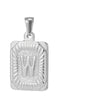 Pendant Necklace Stainless Steel 18K Electroplated Letter Design