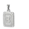 Pendant Necklace Stainless Steel 18K Electroplated Letter Design