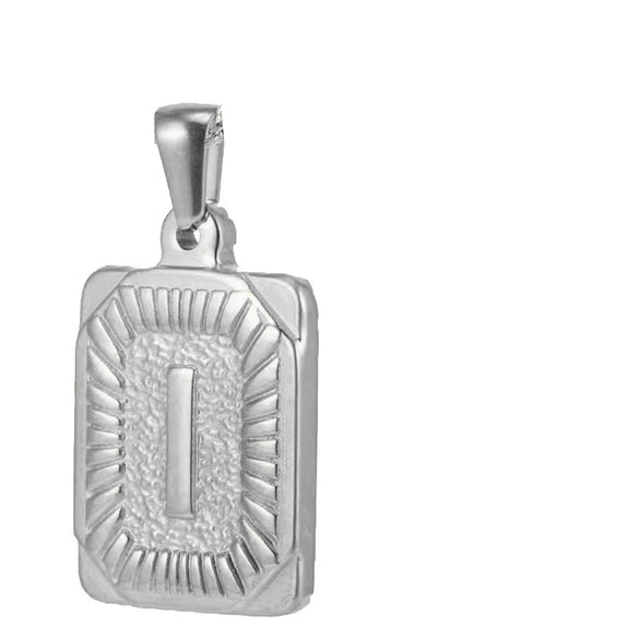Pendant Necklace Stainless Steel 18K Electroplated Letter Design