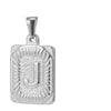 Pendant Necklace Stainless Steel 18K Electroplated Letter Design