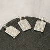 Pendant Necklace Stainless Steel 18K Electroplated Letter Design