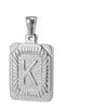 Pendant Necklace Stainless Steel 18K Electroplated Letter Design