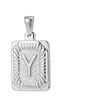 Pendant Necklace Stainless Steel 18K Electroplated Letter Design