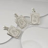 Pendant Necklace Stainless Steel 18K Electroplated Letter Design