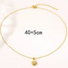 Pendant Necklace Stainless Steel Oval Devil's Eye Electroplating Mixed Gem Inlay Geometric Style For Women