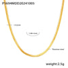 Pendant Necklace 316L Stainless Steel Oval Tiger Eye Stone Light Luxury Maillard Style Electroplating Geometry