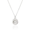 Pendant Necklace Stainless Steel Retro Portrait Three Dimensional Relief Coin Electroplated Unisex