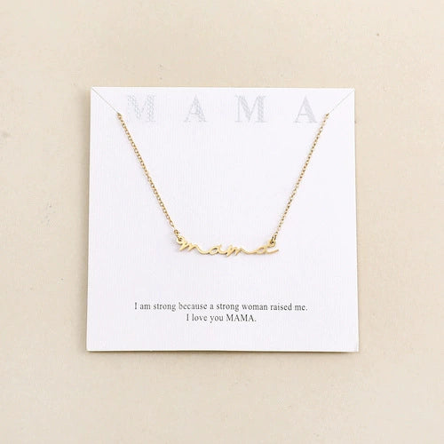 Pendant Necklace Stainless Steel Titanium Steel Electroplated With Letters Numbers Text Pattern Cross Chain Style