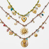 Pendant Necklace Stainless Steel Titanium Steel Freshwater Pearl Natural Stone Zircon Geometric Electroplating Women's