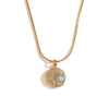 Pendant Necklace Stainless Steel Titanium Steel Geometric Electroplating Star Compasses Point Retro