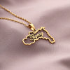Pendant Necklace Stainless Steel Titanium Steel Geometric Electroplating Unisex