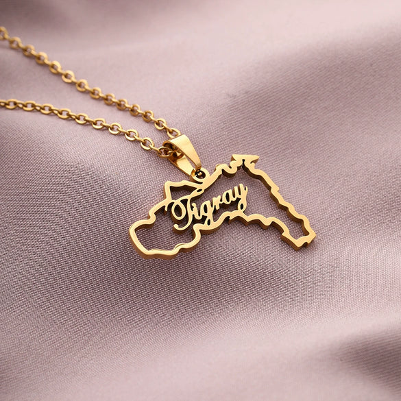 Pendant Necklace Stainless Steel Titanium Steel Geometric Electroplating Unisex