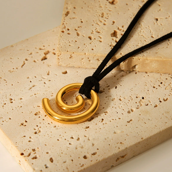 Pendant Necklace Stainless Steel Titanium Steel Geometric Electroplating