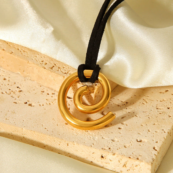 Pendant Necklace Stainless Steel Titanium Steel Geometric Electroplating