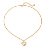Pendant Necklace Stainless Steel Titanium Steel Heart Shape Electroplating