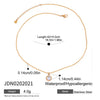 Pendant Necklace Stainless Steel Titanium Steel 18K Electroplating Moonstone