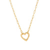 Pendant Necklace Titanium Steel Geometric Electroplated Retro Pearl