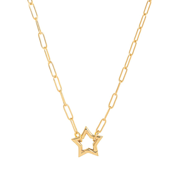 Pendant Necklace Titanium Steel Geometric Electroplated Retro Pearl