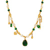 Pendant Necklace 316L Stainless Steel Geometric Electroplating Freshwater Pearl Zircon Jade Turquoise Women's