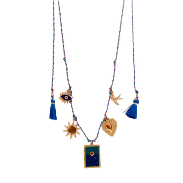 Pendant Necklace Titanium Steel Geometric Style Electroplating Heart Shape