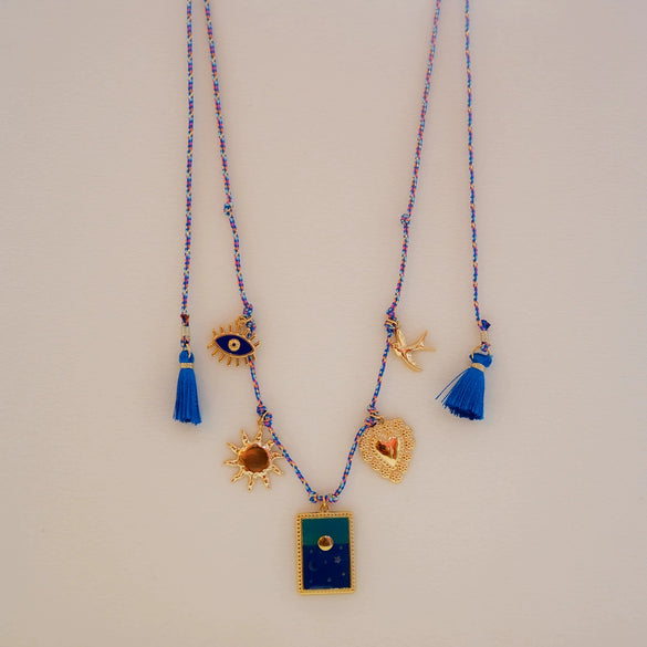 Pendant Necklace Titanium Steel Geometric Style Electroplating Heart Shape