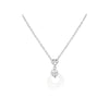 Pendant Necklace Titanium Steel Imitation Chalcedony Geometric Electroplating Women's