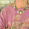 Pendant Necklace Titanium Steel Stainless Steel Electroplated Bohemian Style Ribbon Sun Design