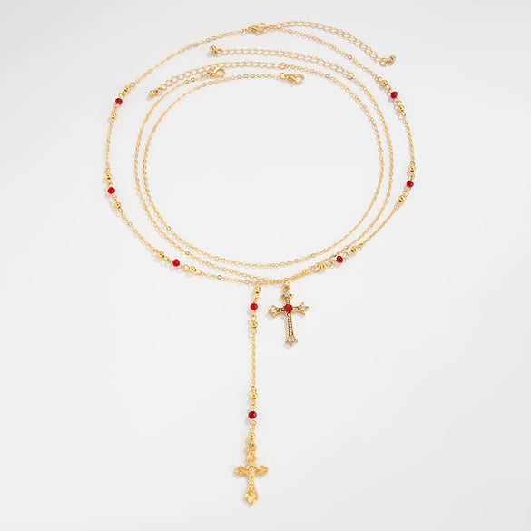 Pendant Necklace Women Hiphop Style Geometric Zinc Alloy Iron Electroplated