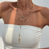 Pendant Necklace Women Hiphop Style Geometric Zinc Alloy Iron Electroplated