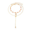 Pendant Necklace Women Hiphop Style Geometric Zinc Alloy Iron Electroplated